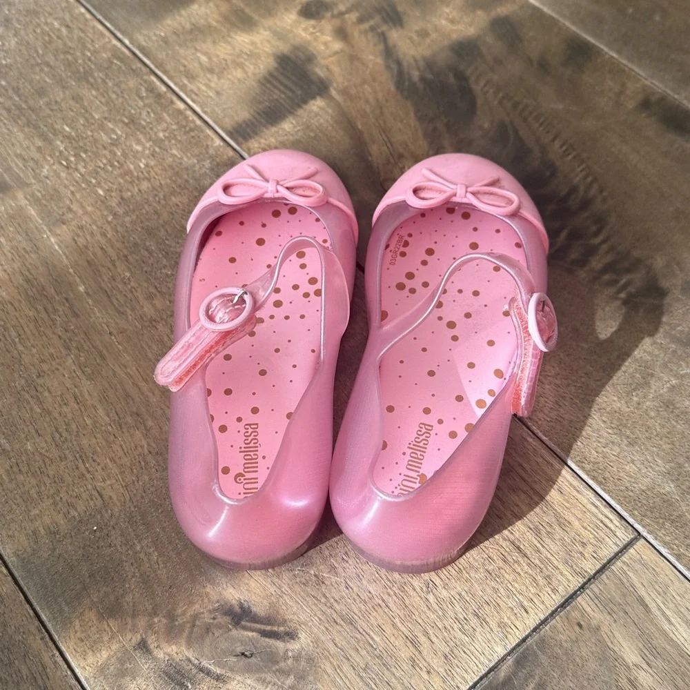 Mini Melissa Pink Mary Janes - Picture 3 of 6